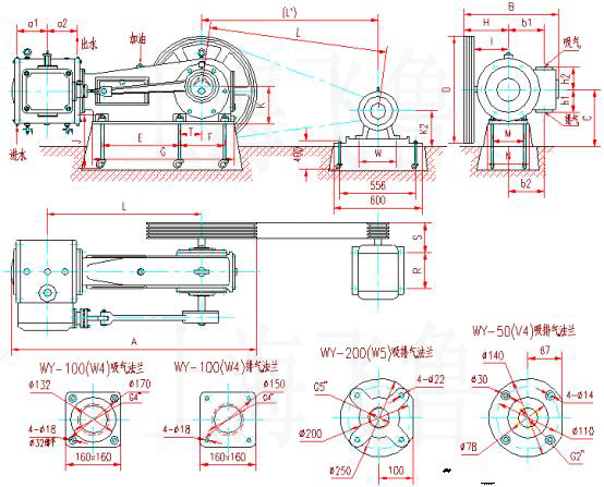 WY-50(V5)WY-100(W4)WY-200(W5)(f)ʽձðbߴD